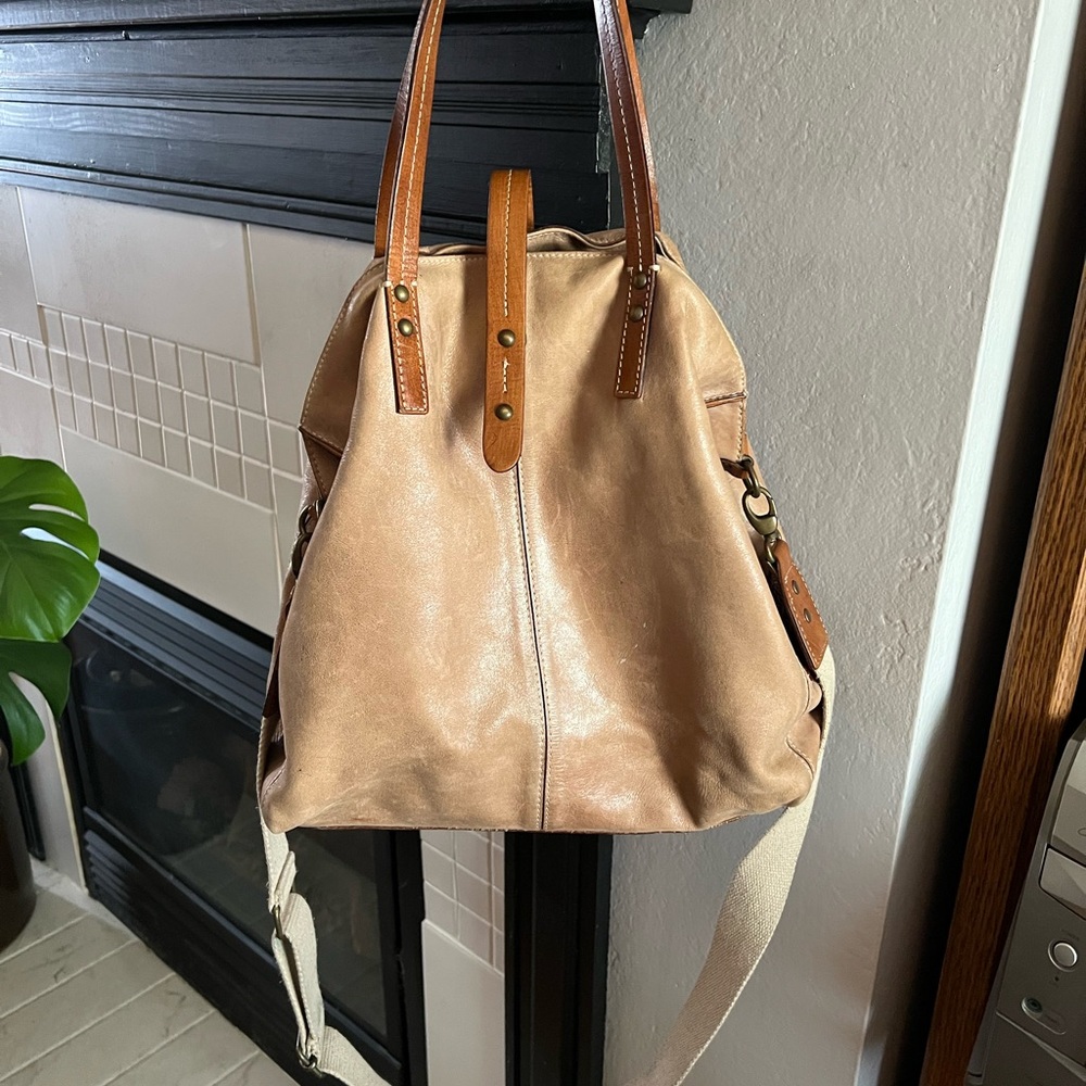 Cavalcanti - Large Leather Italian Hobo Tote Bag Crossbody - GUC (see pics)
